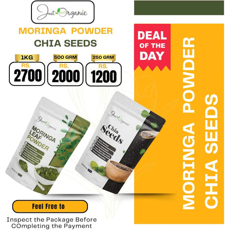 Moringa Powder and Chia seeds