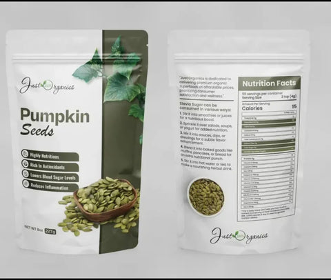 Organic Pumpkin Seeds - Nutritious Superfood Snack