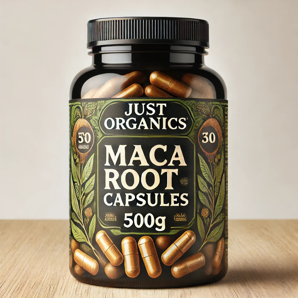 Maca Root Capsules: Natural Vitality from Just Organics