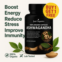 Organic Ashwagandha Powder - Stress Relief & Energy Boost