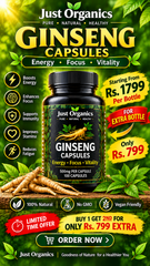Buy Herbal Supplements Online in Pakistan – Just Organics