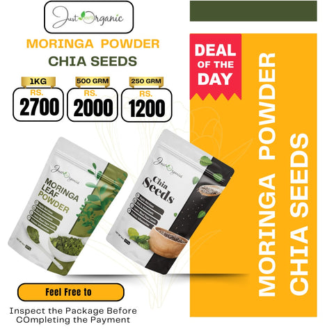 Moringa Powder and Chia seeds