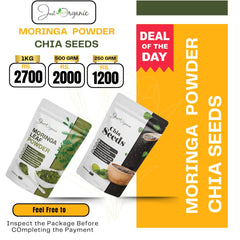 Moringa Powder and Chia seeds