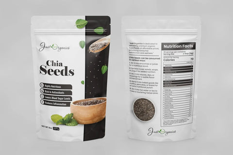 Organic 100% Natural Chia Seeds
